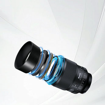 Kase accessories kit including filters, cases, and more for enhanced shooting experience.