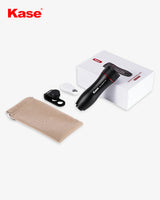 Kase brand cleaning tool set with cloth and box on a white background