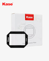 Kase camera filter with packaging on a white background