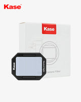 Kase camera filter with packaging on a white background